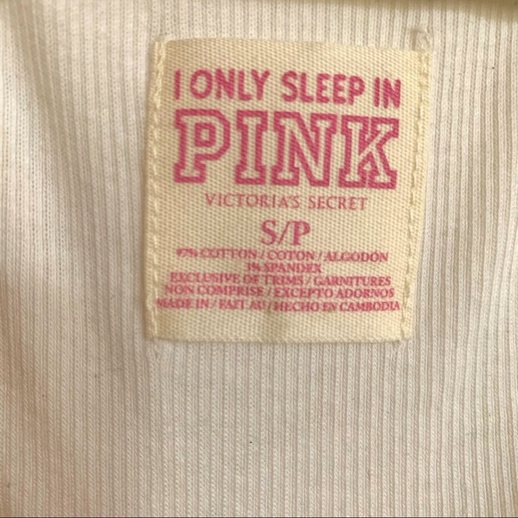 BNWOT PINK Sleepwear Tank Top - Small - Picture 3 of 5